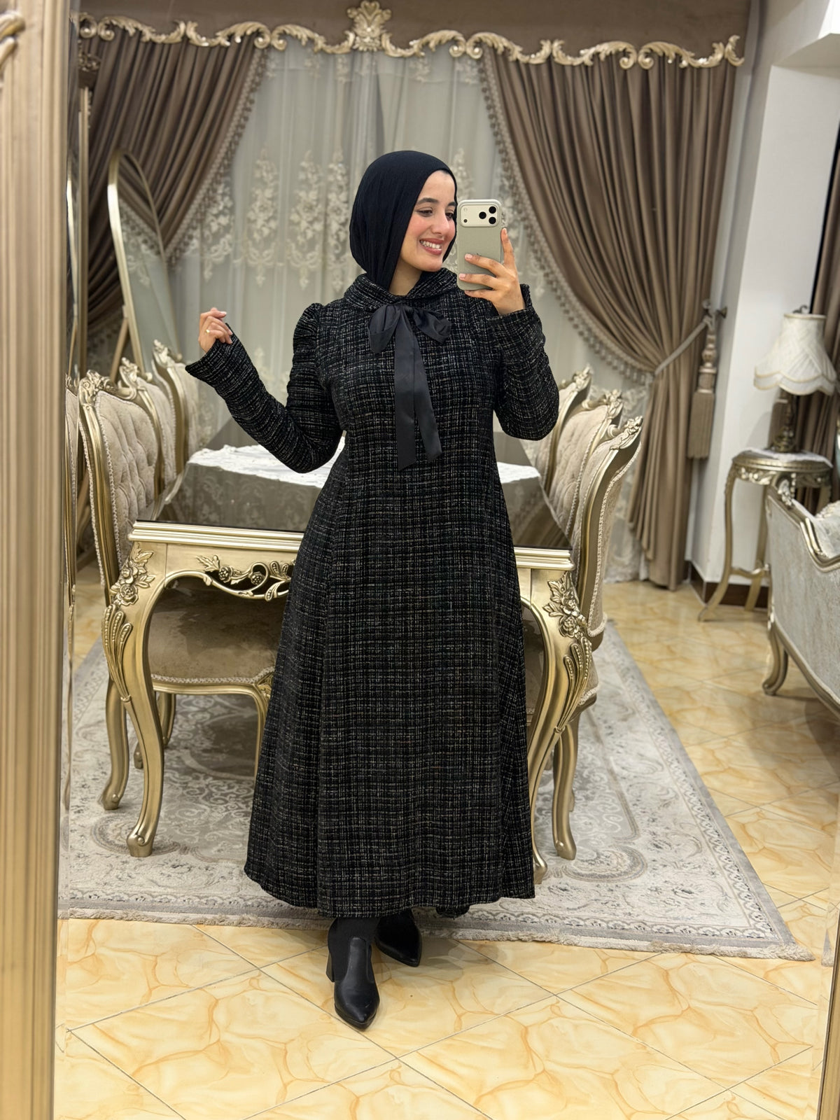 Classy tweed dress