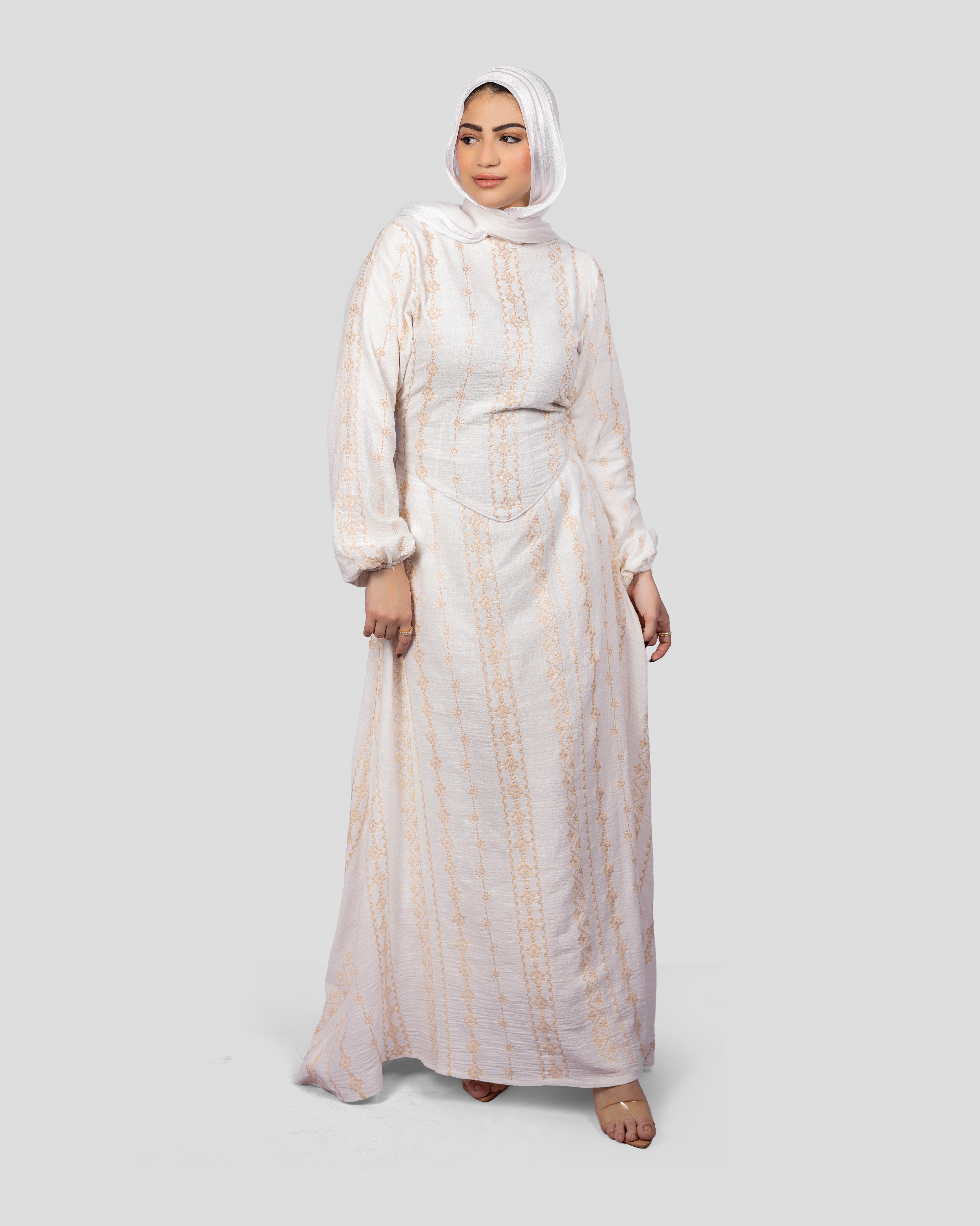 Rimal Dress In Off-White