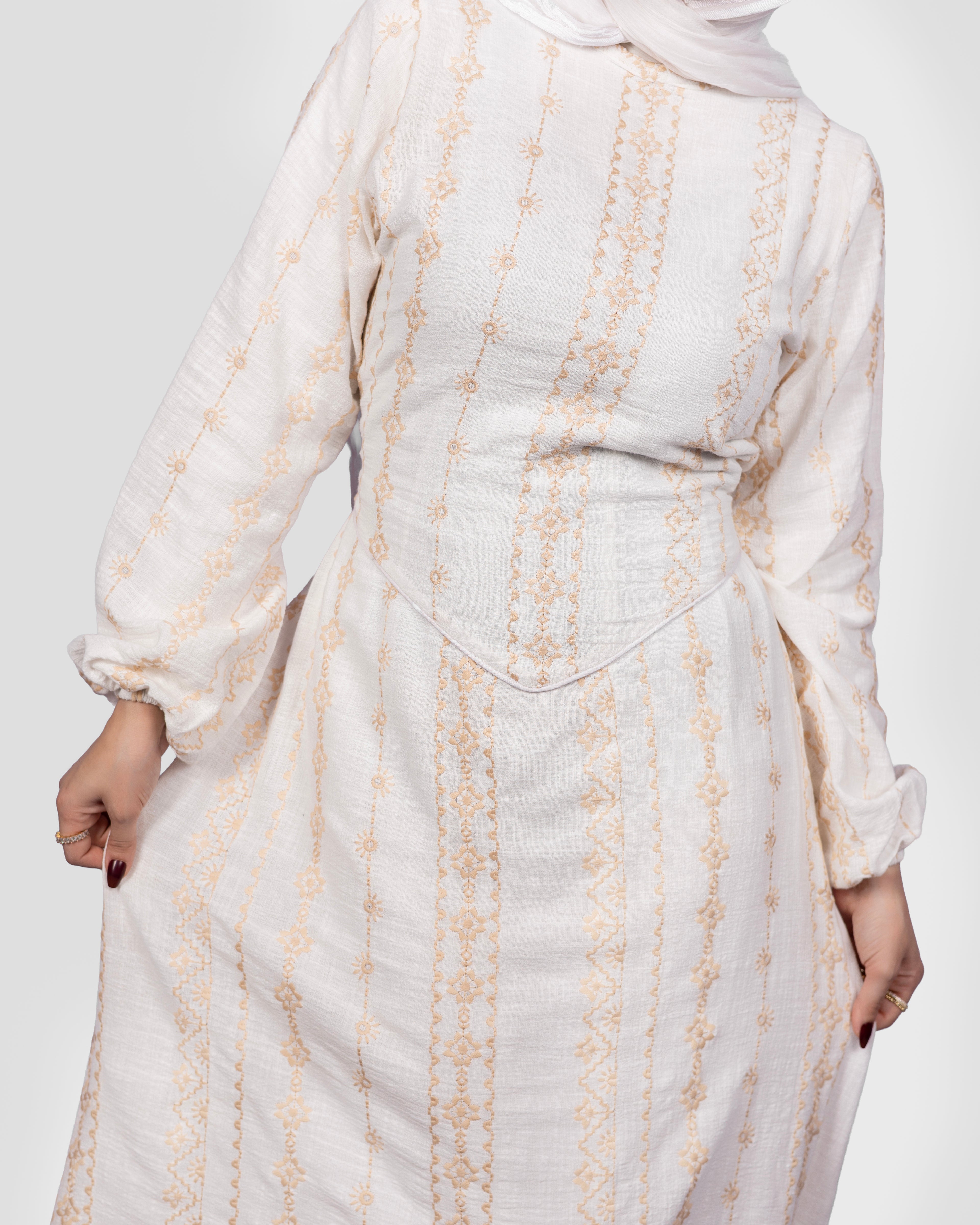Rimal Dress In Off-White