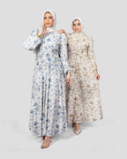 Bloom Dress In Dust Blue