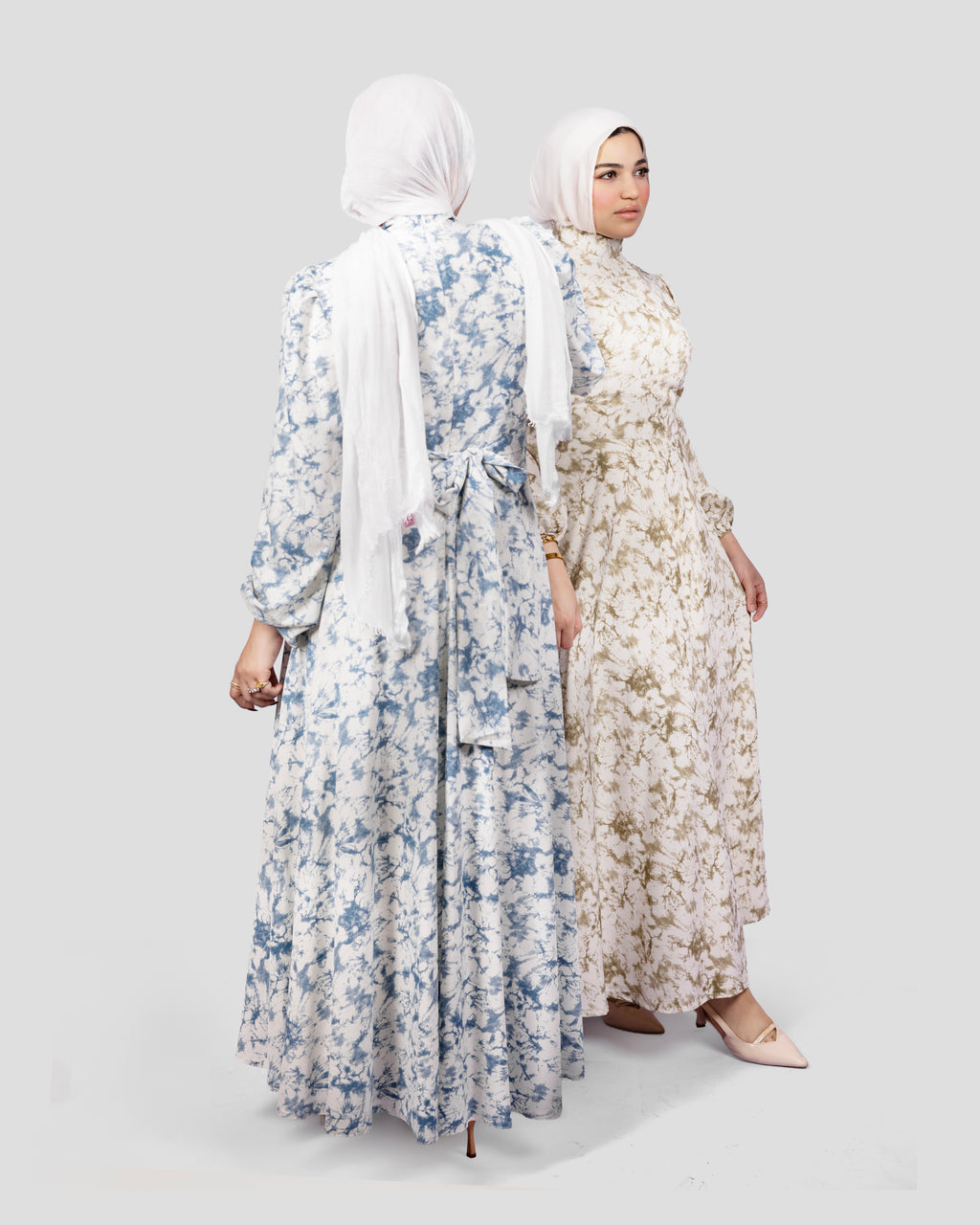 Bloom Dress In Dust Blue