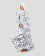Bloom Dress In Dust Blue