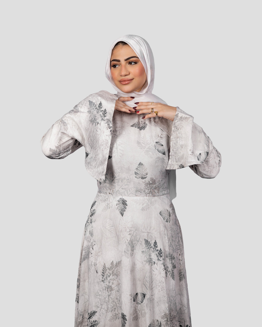 Flora Dress In Grey
