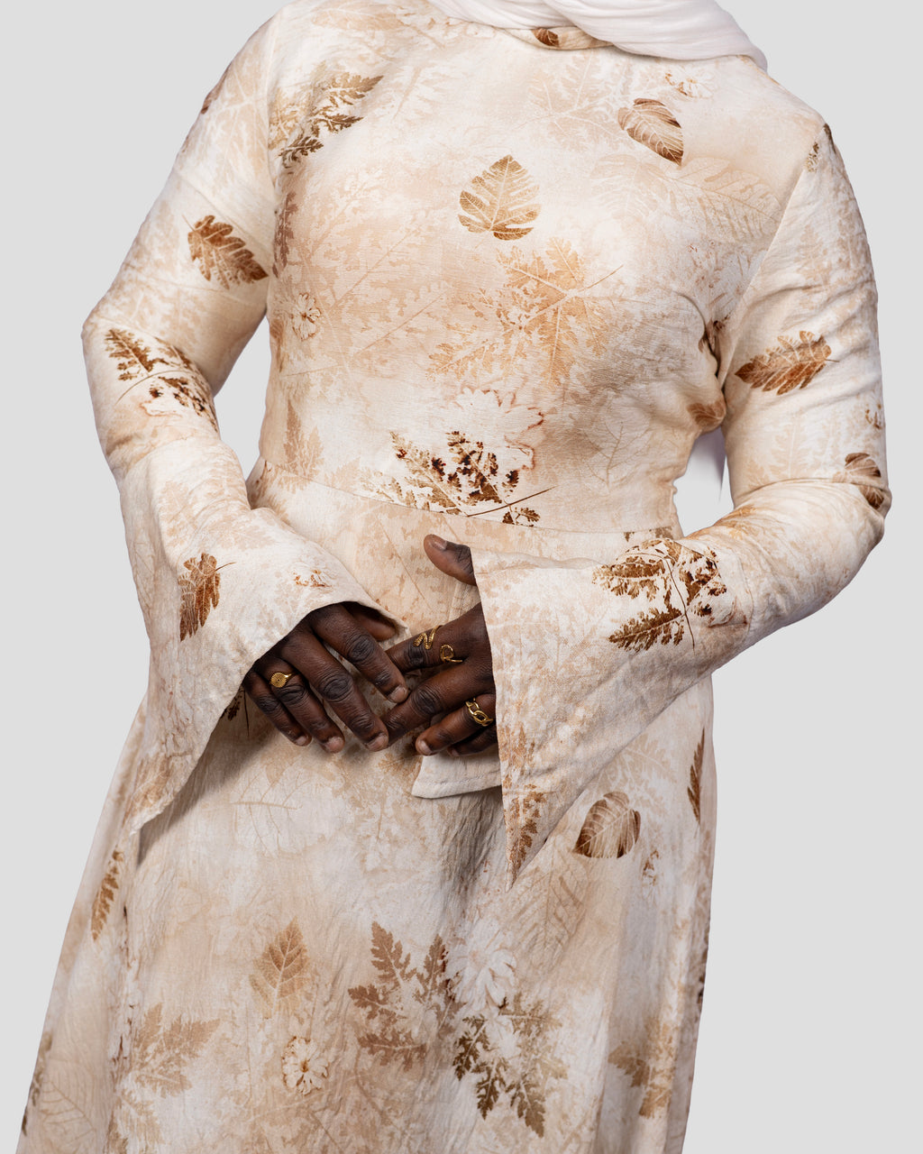 Flora Dress In Beige