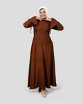 Cindrella Dress In Brown