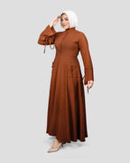 Cindrella Dress In Brown
