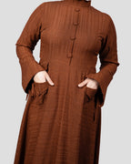 Cindrella Dress In Brown
