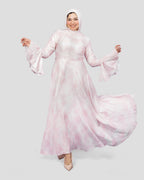 Pastel Dress In Baby Pink