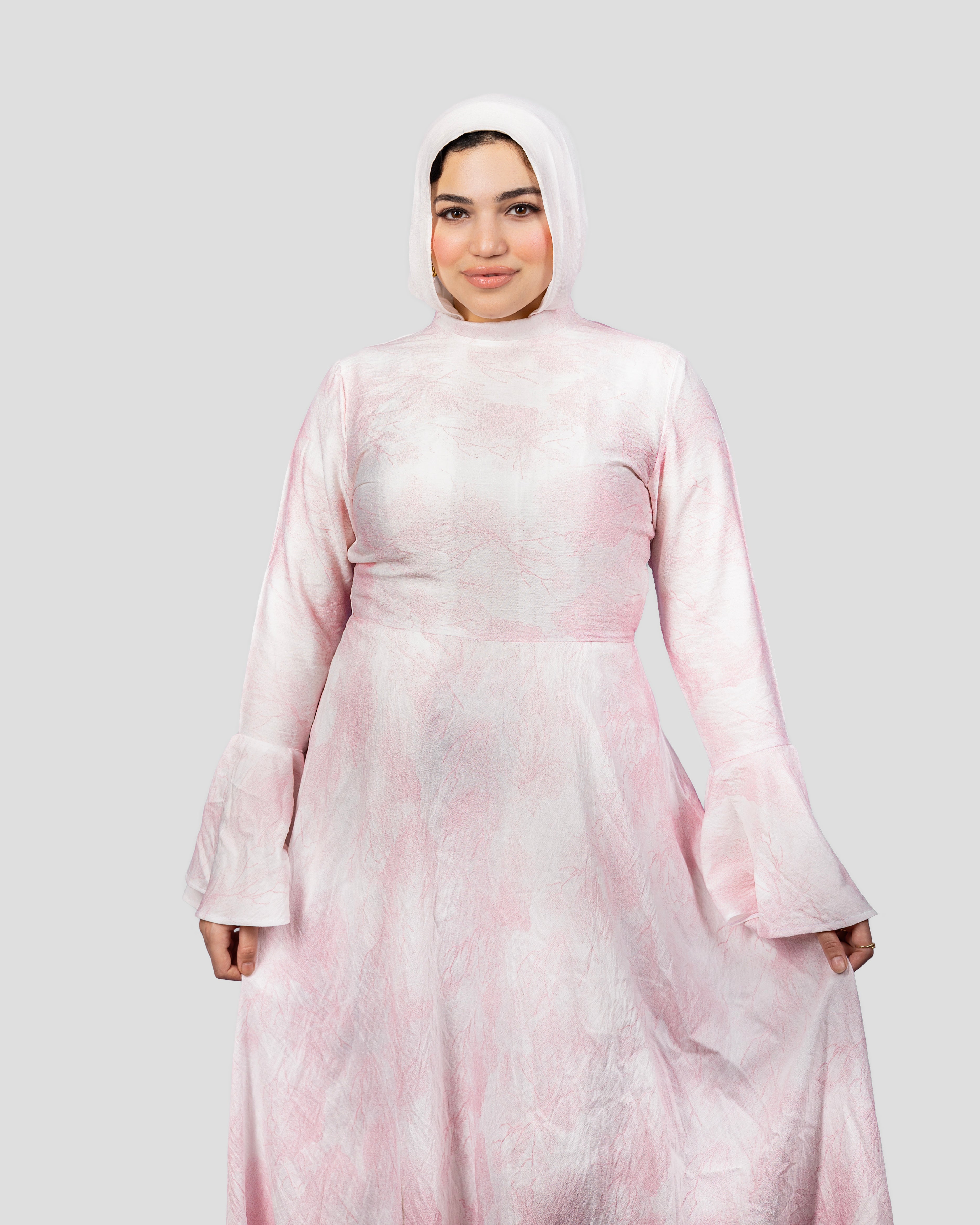 Pastel Dress In Baby Pink