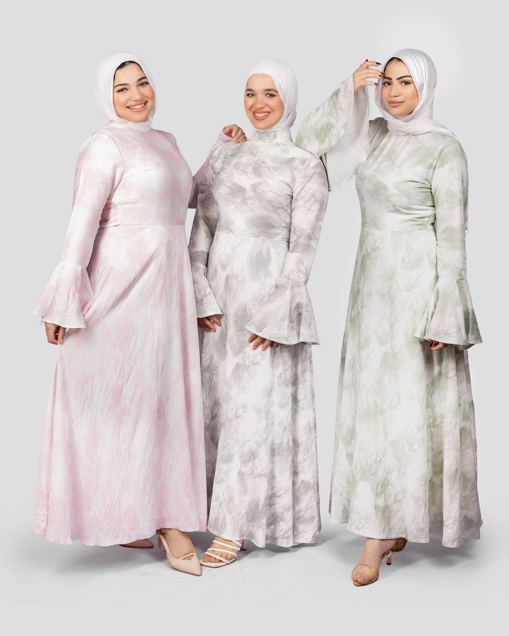 Pastel Dress In Light Grey