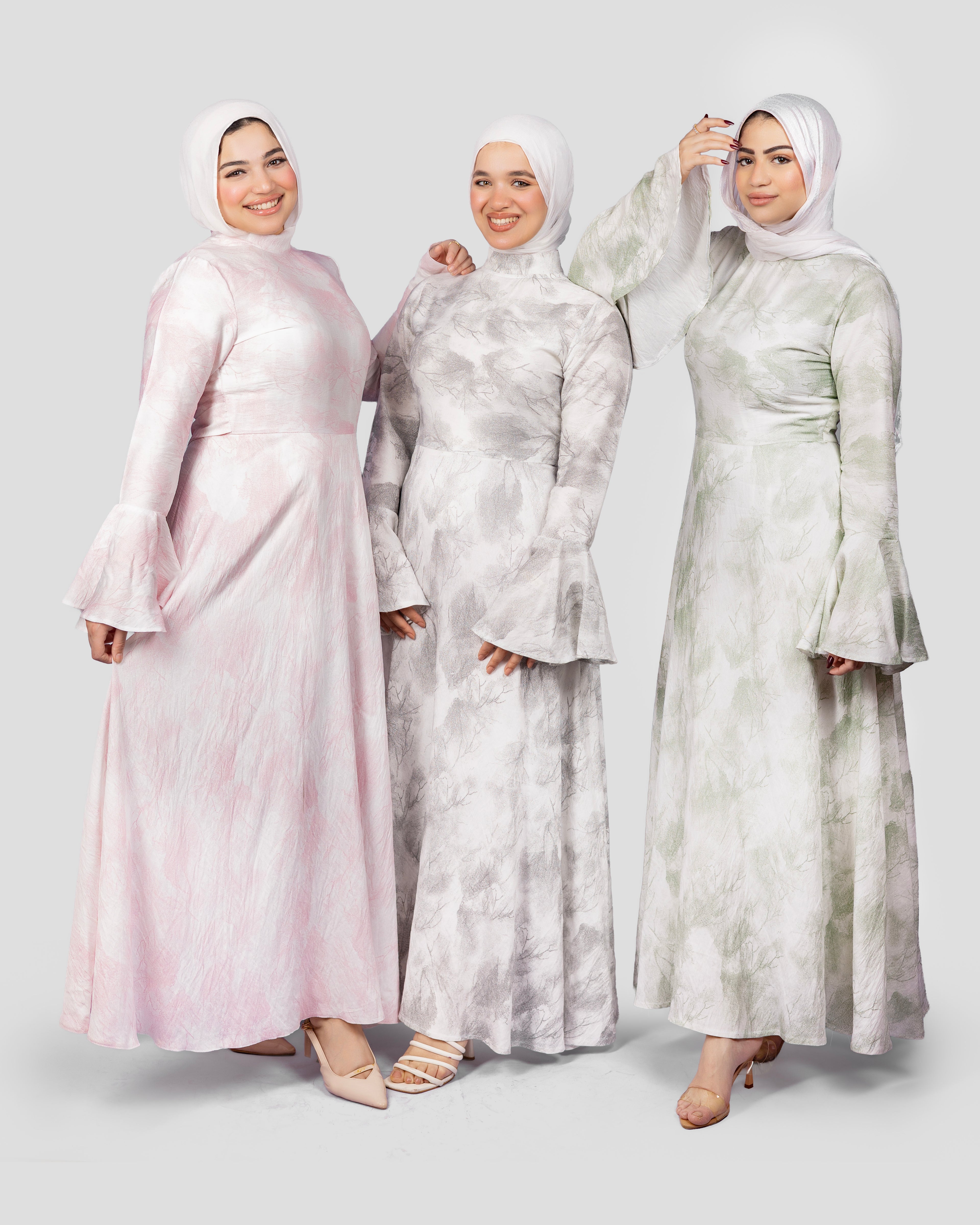 Pastel Dress In Light Grey
