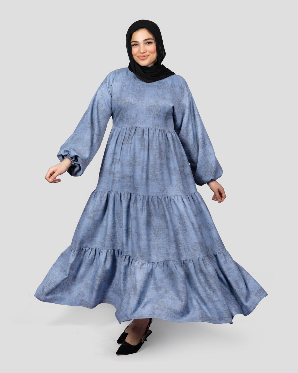 Terra Dress In Dust Blue