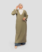 Mayan long shirt in Olive