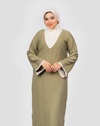 Mayan long shirt in Olive