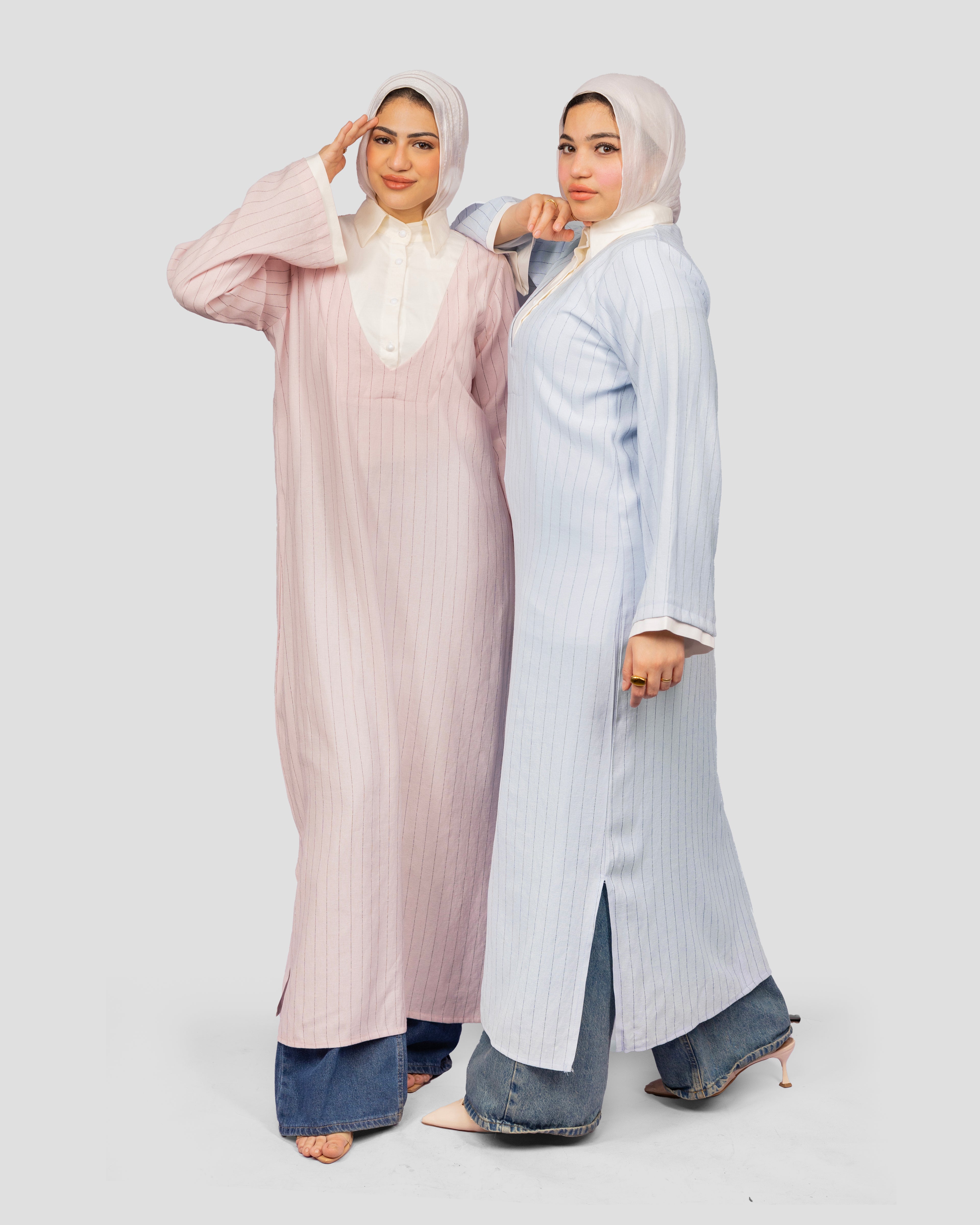 Mayan long shirt in Blue