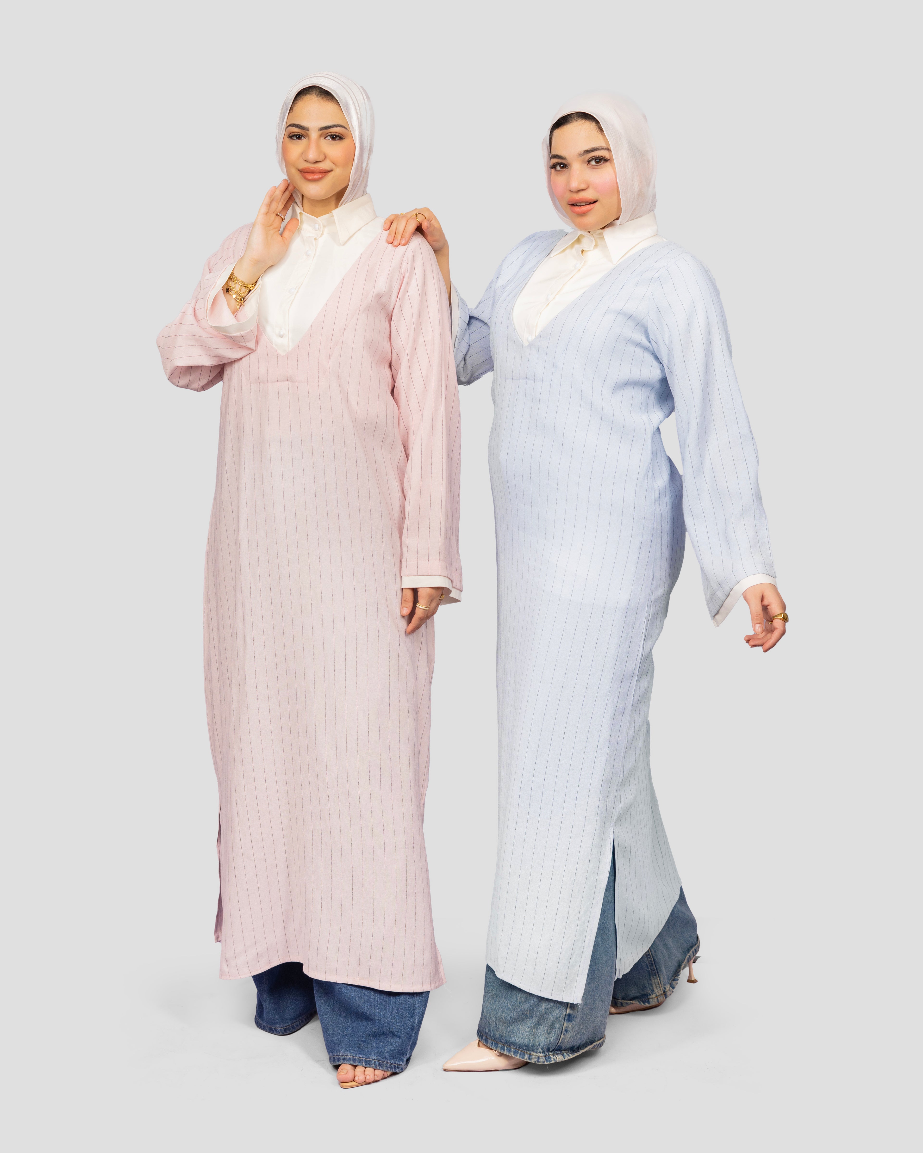Mayan long shirt in Blue