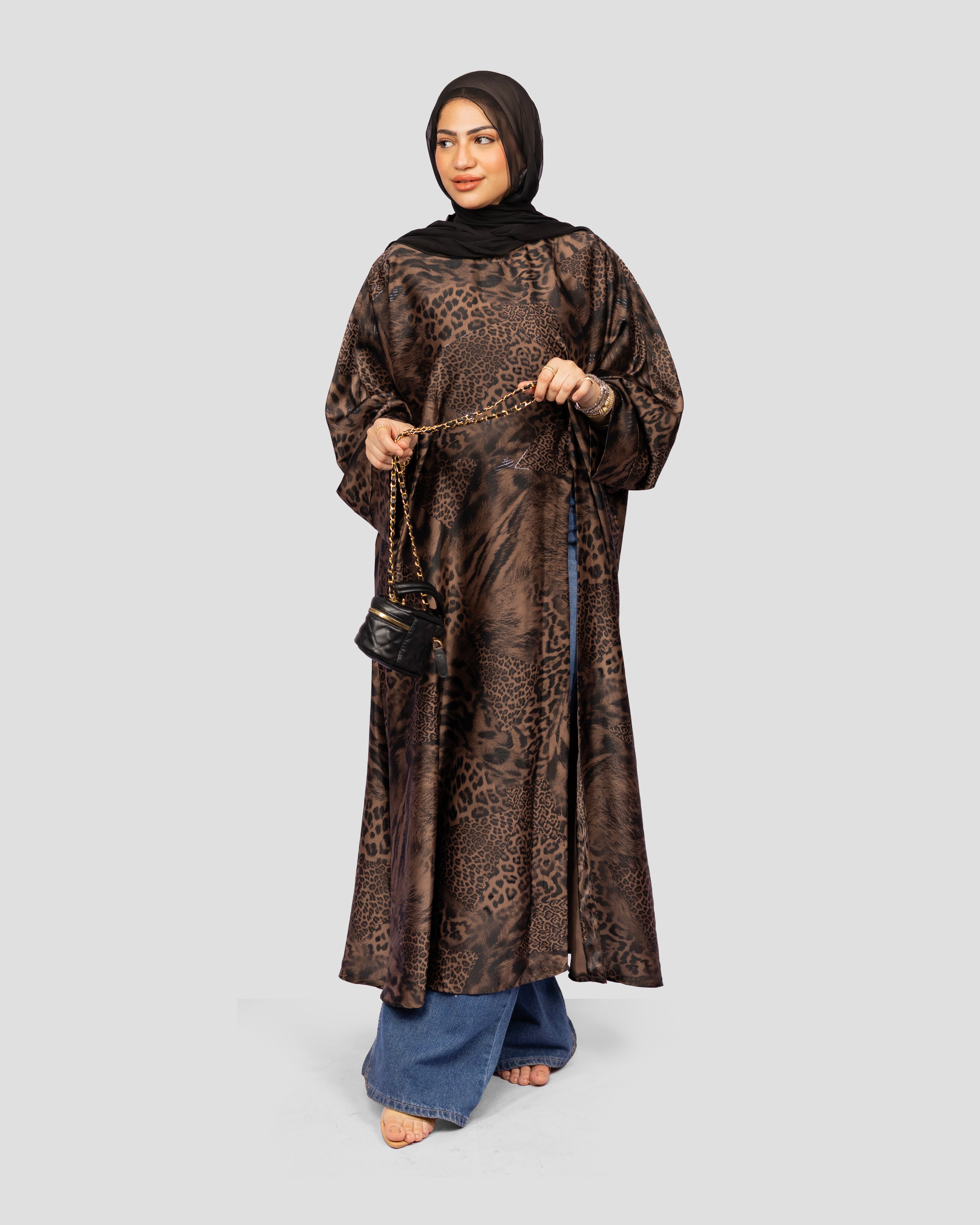Tiger Satin in Brown