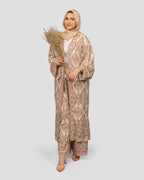 Noura Pants Set in Beige