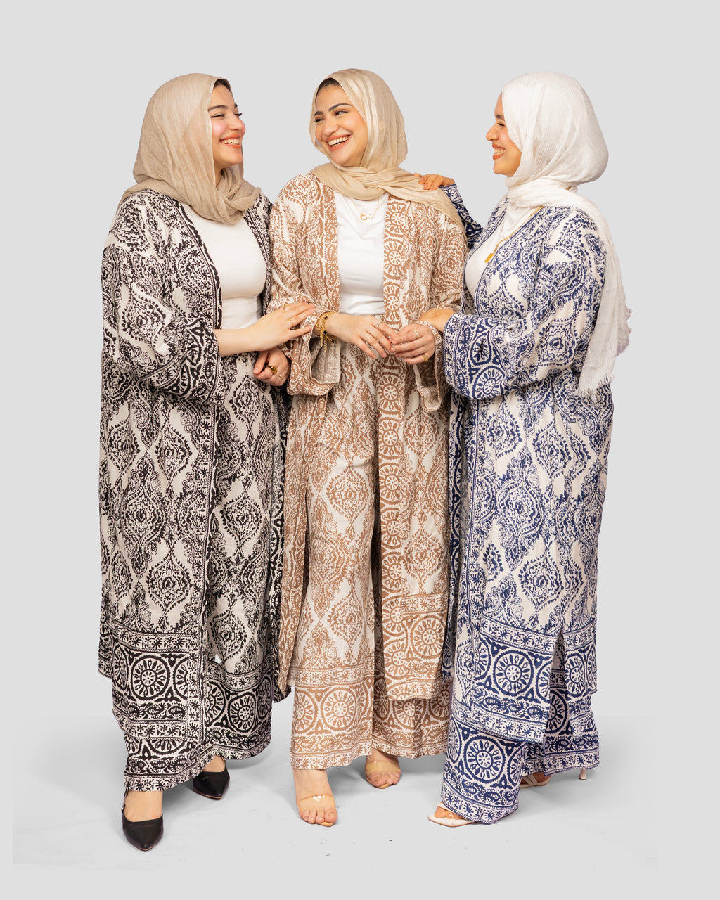 Noura Pants Set in Beige