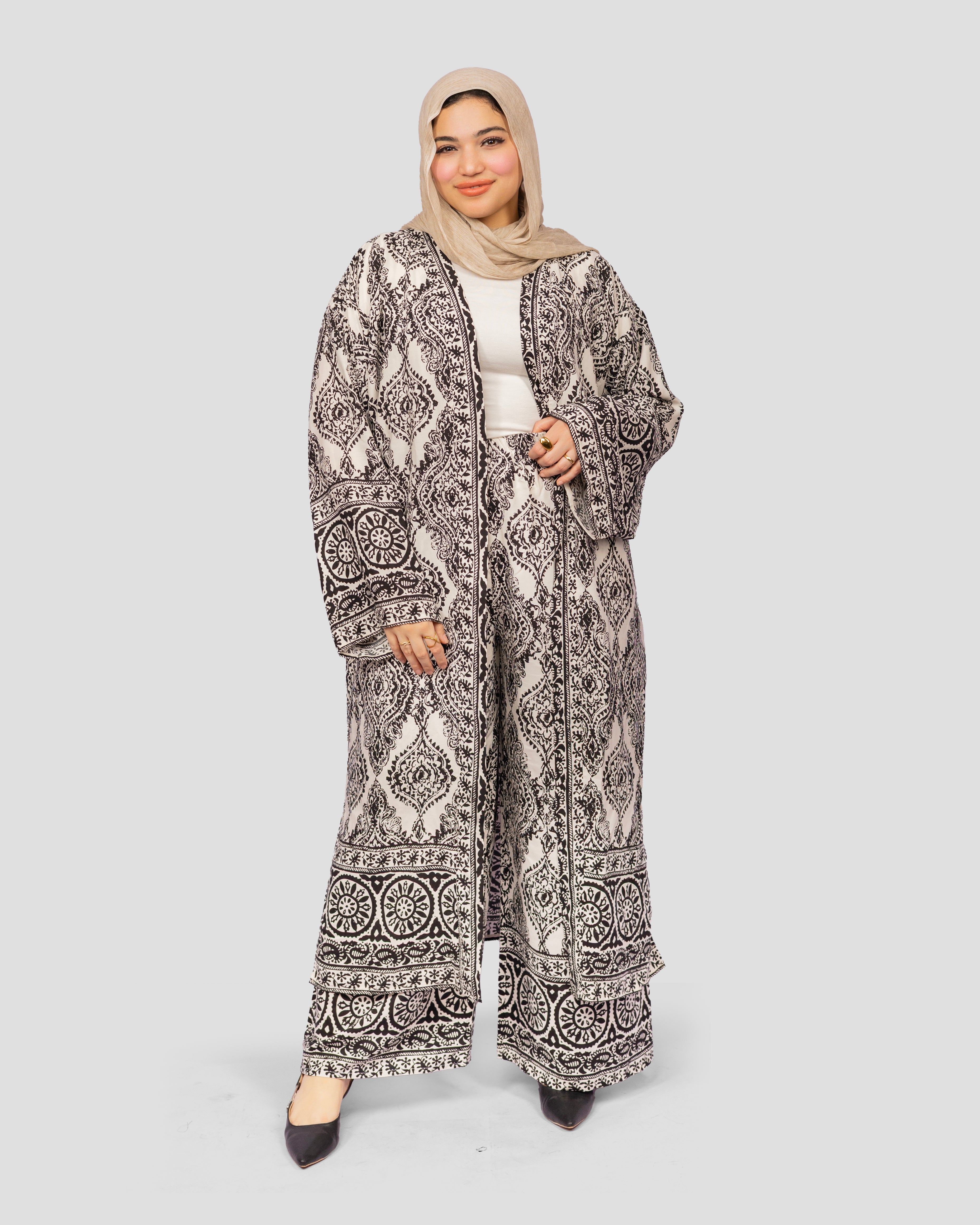 Noura Pants Set in Black