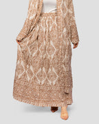 Noura skirt Set in Beige