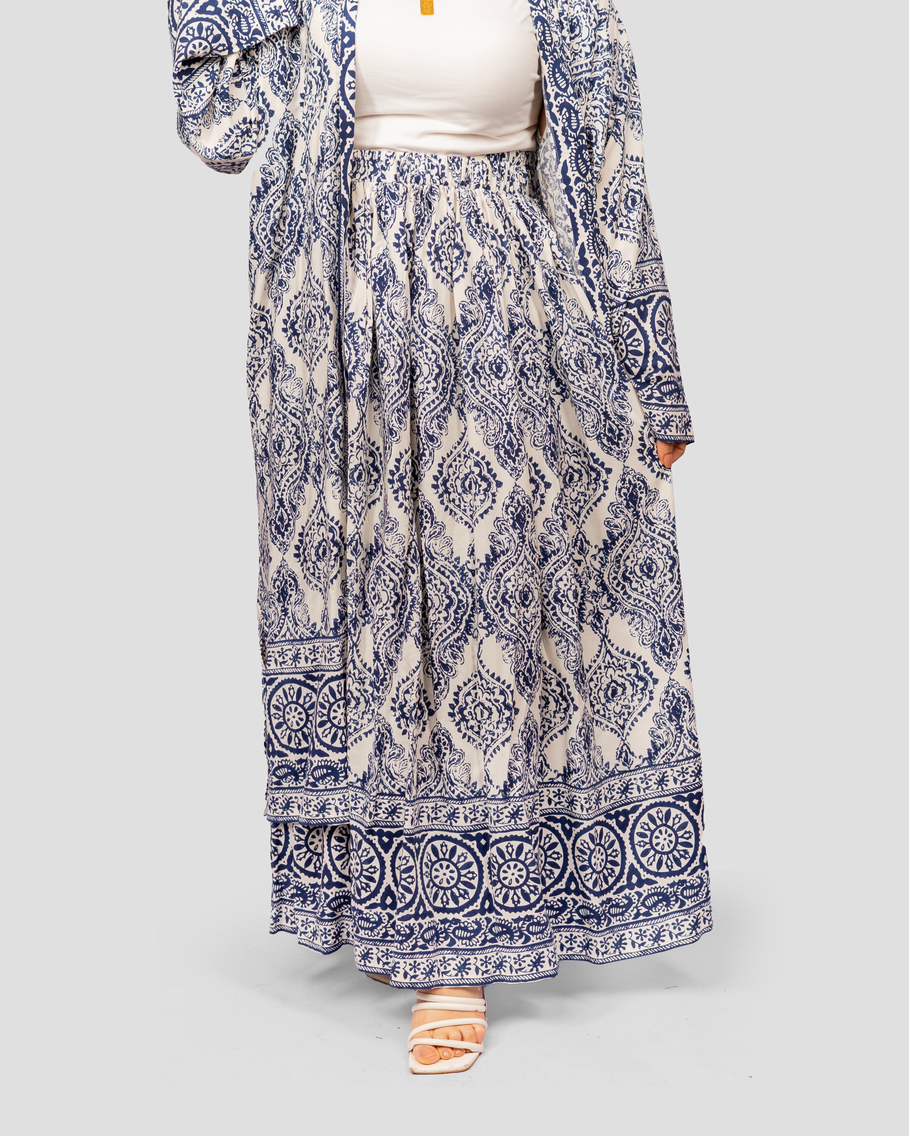 Noura skirt Set in Blue