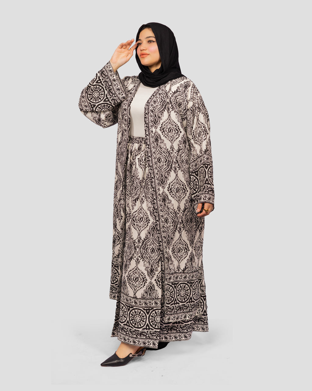 Noura skirt Set in Black