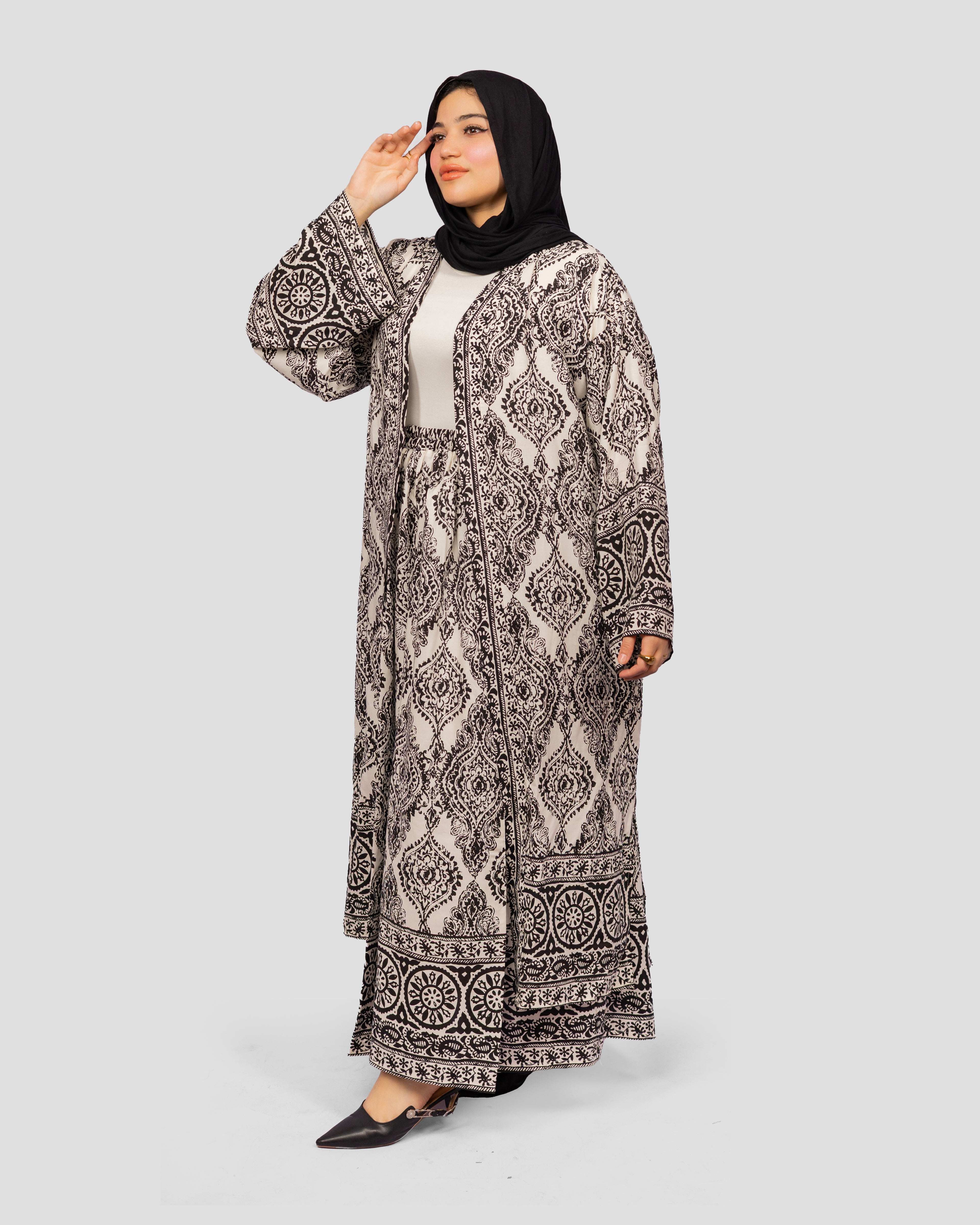 Noura skirt Set in Black