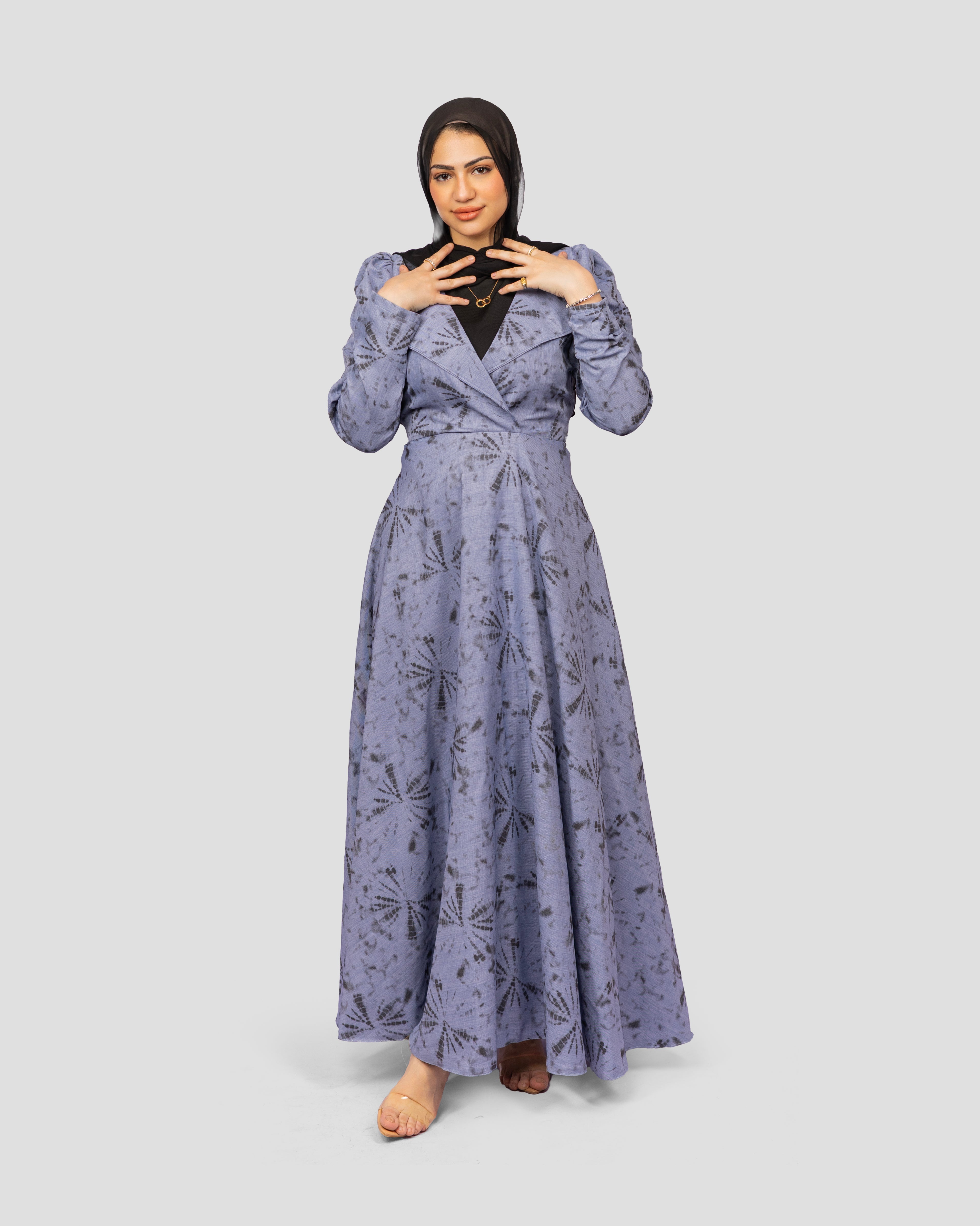 Classy dress in Dusty blue