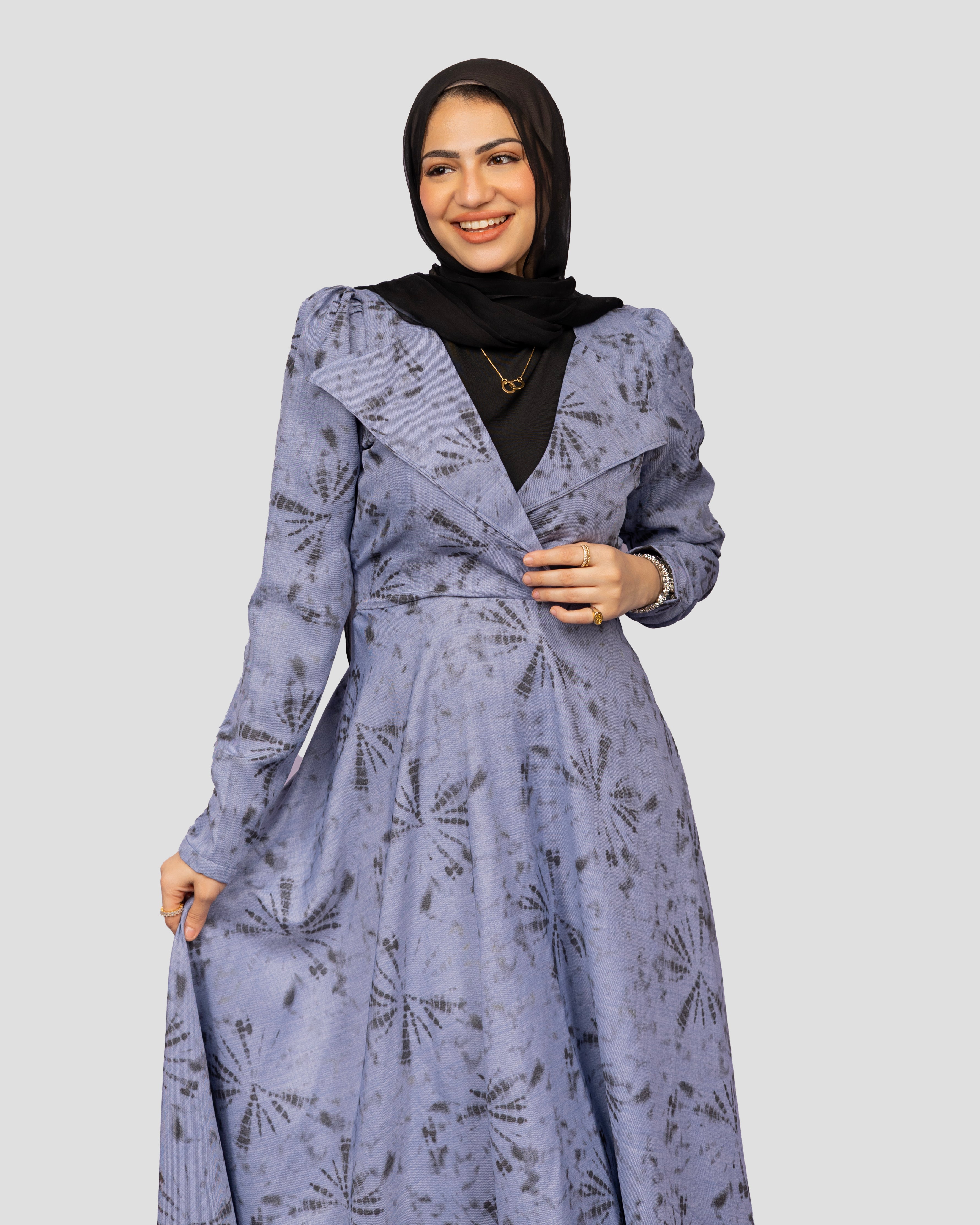Classy dress in Dusty blue