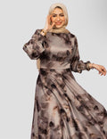 Moccha dress in Taupe grey