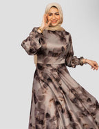 Moccha dress in Taupe grey