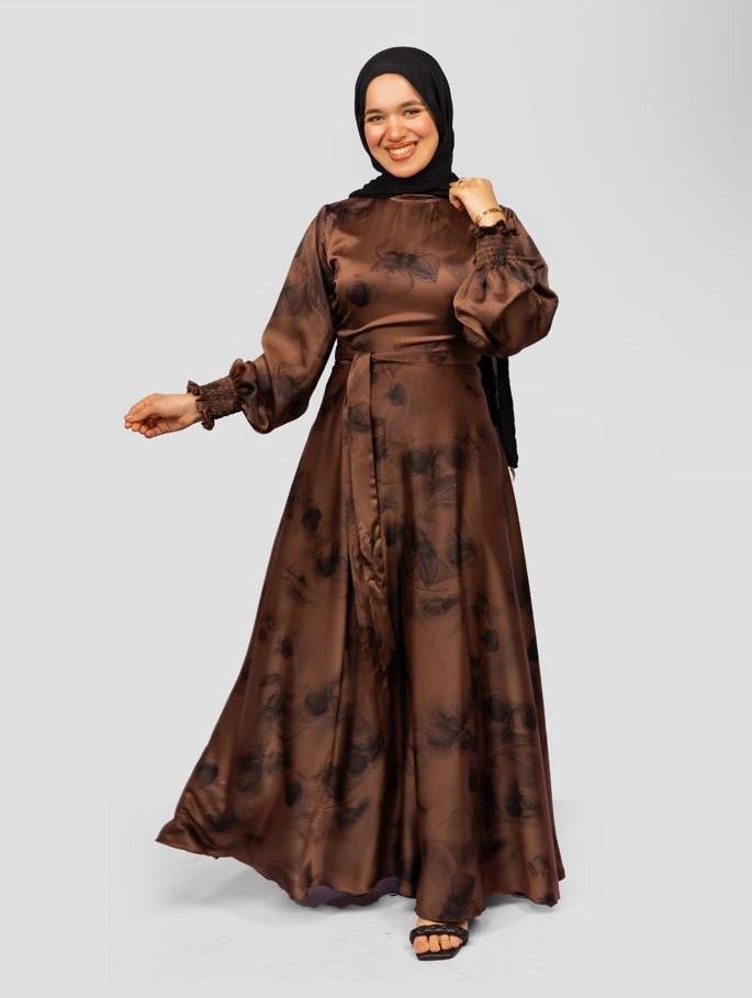 Moccha dress in Brown